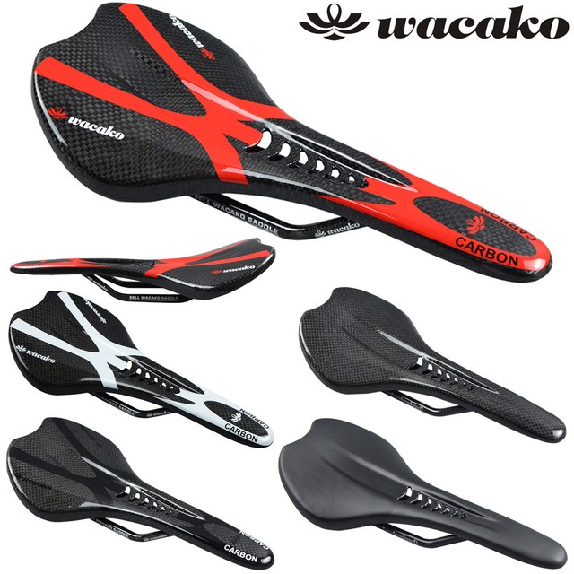 3K/UD Bicycle Carbon Saddle MTB Seat Cushion Road Bike Lightweight