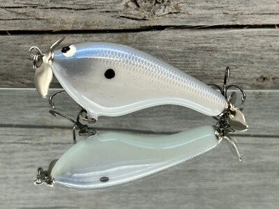 Black Label Balsa Tease Custom Balsa Prop Bait Albino