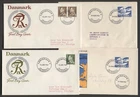 Denmark R41 4 FDC 1961 King Frederik IX Standard Aviation SAS