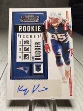 KYLE DUGGER | 2020 Panini Contenders Rookie Ticket Rookie RC Auto #171 Patriots