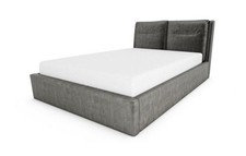 DFS Granville Steel Grey Velvet Super King Ottoman Storage Bed RRP £599