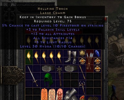 13/14 Paladin Hellfire Torch / Diablo 2 Resurrected / PC / Non-Ladder SC
