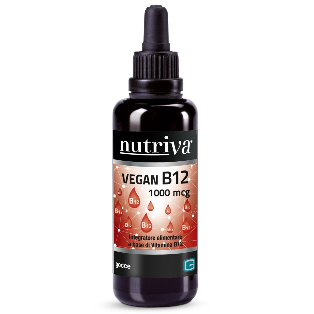 Nutriva Vegan B12 1000 Mcg 30 ml - Integratore Di Vitamina B12 - Immagine 2