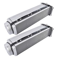 2X Ladeluftkühler für Audi A4 A5 A6 A7 A8 Q5 Q7 4LB VW Touareg 3.0 TFSI Quattro