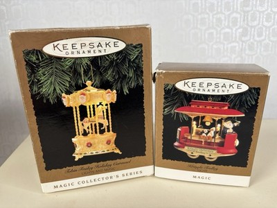 Lot Vintage Hallmark Keepsake Ornaments Magic Collector Series Tobin Fraley