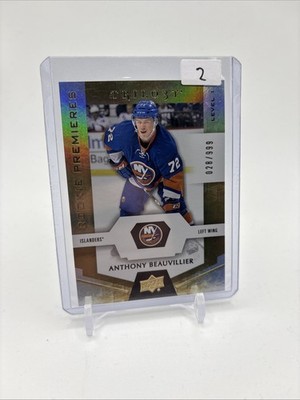 2016-17 UD Trilogy Rookie Premieres Level 1 953/999 Anthony Beauvillier #65 NYI