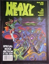 MARCH 1982 HEAVY METAL MAGAZINE! MOEBIUS/RICHARD CORBEN! VF