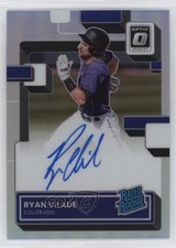 2022 Donruss Optic Rated Rookie Signatures Holo Prizm Ryan Vilade Auto 0q1p