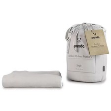 Panda Bamboo Cotton Mattress Protector in 5 Sizes