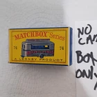 Matchbox Lesney 74 Mobile Canteen Original Model EMPTY BOX
