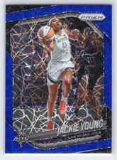 Jackie Young - 2025 Prizm WNBA - Blue Velocity #23 - Las Vegas Aces