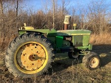 John Deere 3010 Gas Tractor, Nearly New Tires And Carburetor, Motor Needs Work