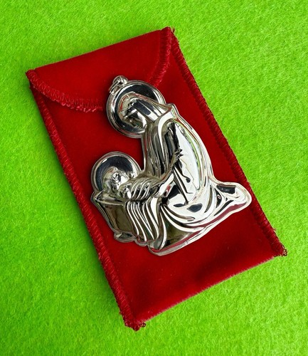 Vintage 1990 Sterling Silber 925 Wallace Mutter & Kind Weihnachtsschmuck 11,0 g - Bild 2 von 14