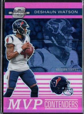 2019 Panini Contenders Optic MVP Contenders Pink Prizm/75 Deshaun Watson #MVP-DW