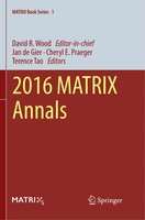 David R. Wood (U. A.) | 2016 Matrix Annals | Taschenbuch | Englisch (2018)