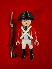 Playmobil Figur Abenteuer=Rotrock=Englischer Soldat=Gewehr Bajonett==(E1)