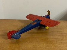 Girard Tin Toy Airplane Vintage Wind-up Plane VA-82