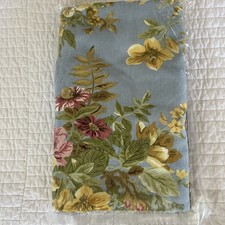 Ralph Lauren Tablecloth BRITTANY floral blue Rectangle 60"x100  100 Cotton NWOT