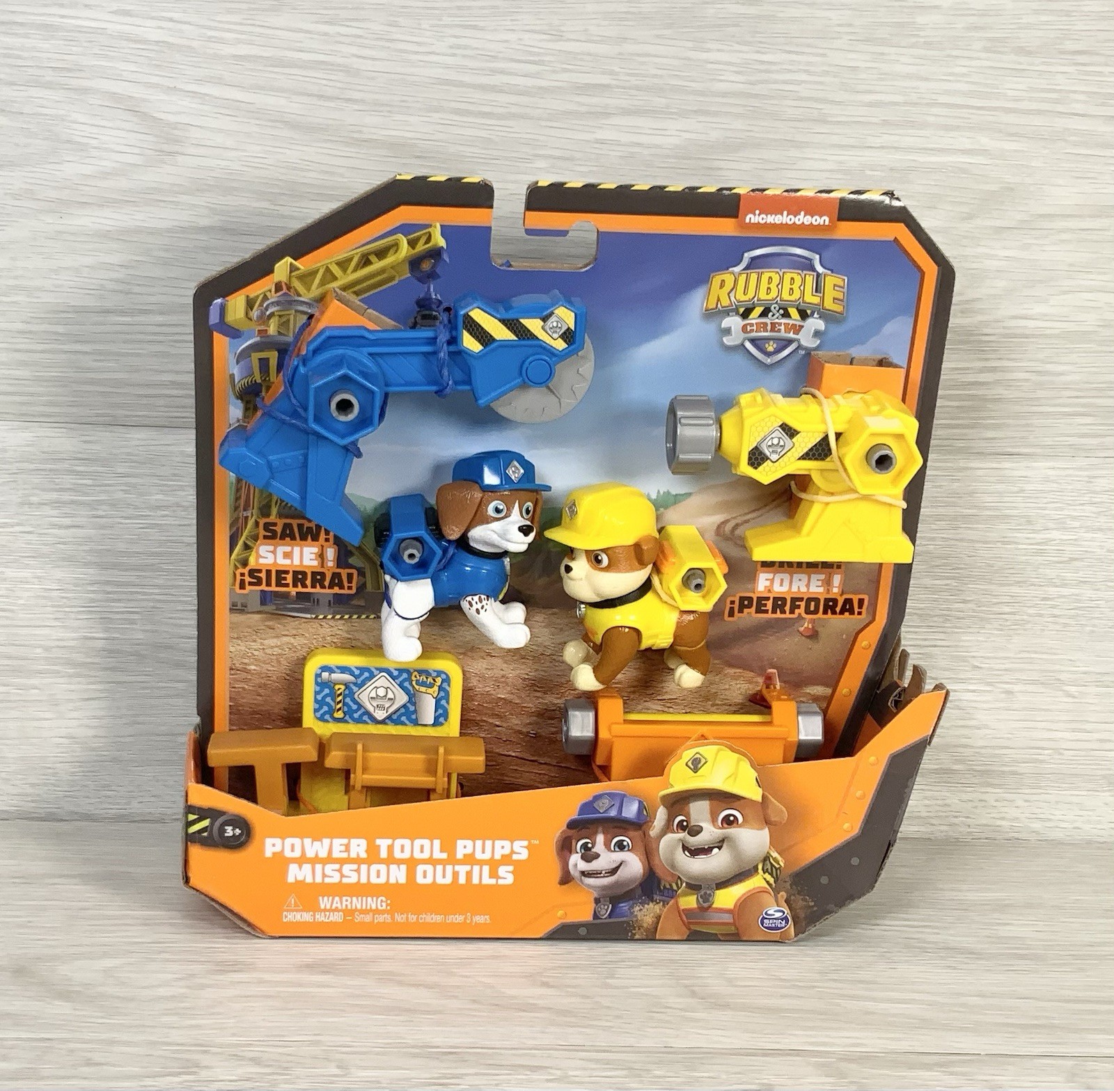 Paw Patrol Rubble & Crew Power Tool Pups Mission with Rubble And Wheeler