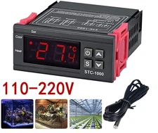 AC 110V Universal STC-1000 Digital Temperature Controller Thermostat w/ Sensor