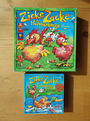 ZOCH Zicke Zacke Hühnerkacke + Erweiterung Entenkacke Kinderspiel ab 4