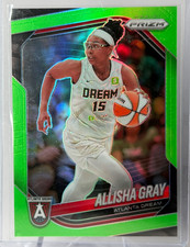 ALLISHA GRAY 2025 WNBA Prizm #16 Lime Green Prizm /225 DREAM