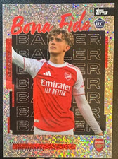 2025-26 Topps Arsenal Team Set Max Dowman RC Rookie Bona Fide Baller Static Foil