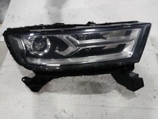 2018 Audi Q7 Right Headlight Assembly Black OEM 237368 93K Miles