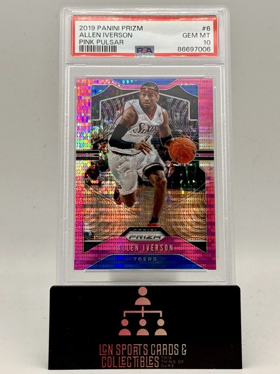 Allen Iverson Basketball Serial Numbered Sports Trading Cards