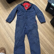 Zero Zone Walls Men s Large Regular Chest 42-44 Coveralls Dark Blue