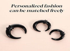 18 Pcs Septum Pincher Tapers Rings, Septum Stretching Piercing Kit Body Cartilag