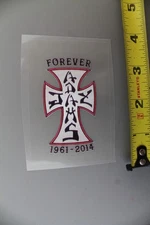 Dogtown Skateboards Jay Adams Forever 1961-2014 Reissue Z2 Skateboarding STICKER
