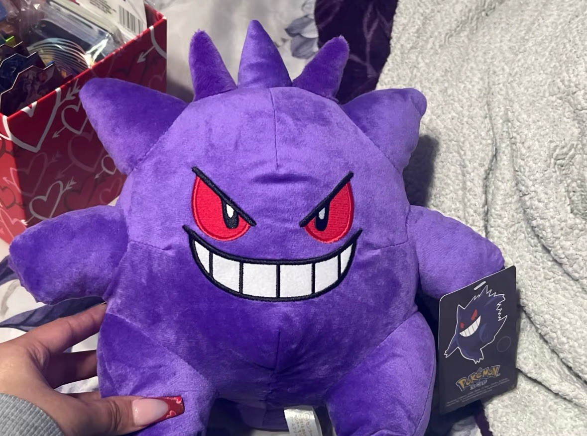 Gengar Plush Toy – Soft Pokémon Collectible for Fans & Gift Lovers