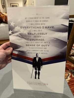 Florida Republican U.S. Representative Brian Mast for Congress Campaign Poster