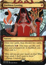 Faithless Looting (Foil Etched) - Foil NM MTG Strixhaven: Mystical Archives
