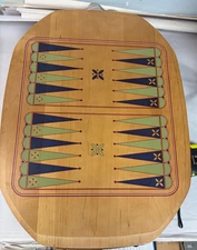 Longaberger All In One Game Basket Combo  Chess Checkers Backgammon