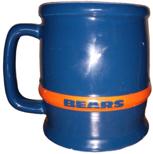 NFL Chicago Bears Team Farben Kaffeetasse Becher 16 Unzen schneller Versand - Bild 2 von 4