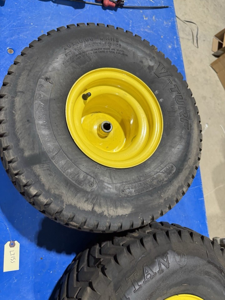 2) Nuovi 15x6.00-6 PNEUMATICI IN ERBA 4 Liti Tubeless Per