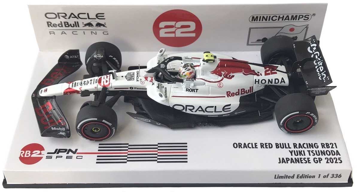MINICHAMPS RB21 Yuki Tsunoda 1/43 日本GP Pre-Order] Red Bull F1 RB21 #22 Yuki Tsunoda Japanese GP 2025 Home