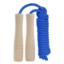 Jump Rope for Kids, Adjustable Toddler Skipping Rope with Wooden Handle, 8.5f...