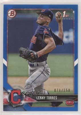 2018 Bowman Draft Blue 78/150 Lenny Torres Jr Lenny Torres #BD-8 s3g