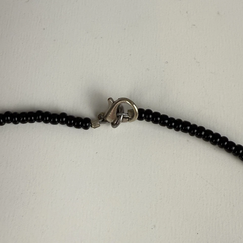 Collar Nativo Americano Turquesa Oso Y Cuentas Suroeste Tribal Imitación Hueso Foto 3 de 4