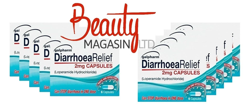 GALPHARM 60 Diarrhoea Relief 2mg Capsules - Loperamide Hydrochloride - Rapid Effective