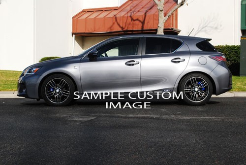 2013-2016 Lexus GS350 Base Front + Rear Red Black MGP" Brake Disc Caliper Covers - Picture 10 of 10