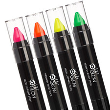 Neon UV Paint Stick/Face Body Crayon - Genuine and Original Product - Glows B