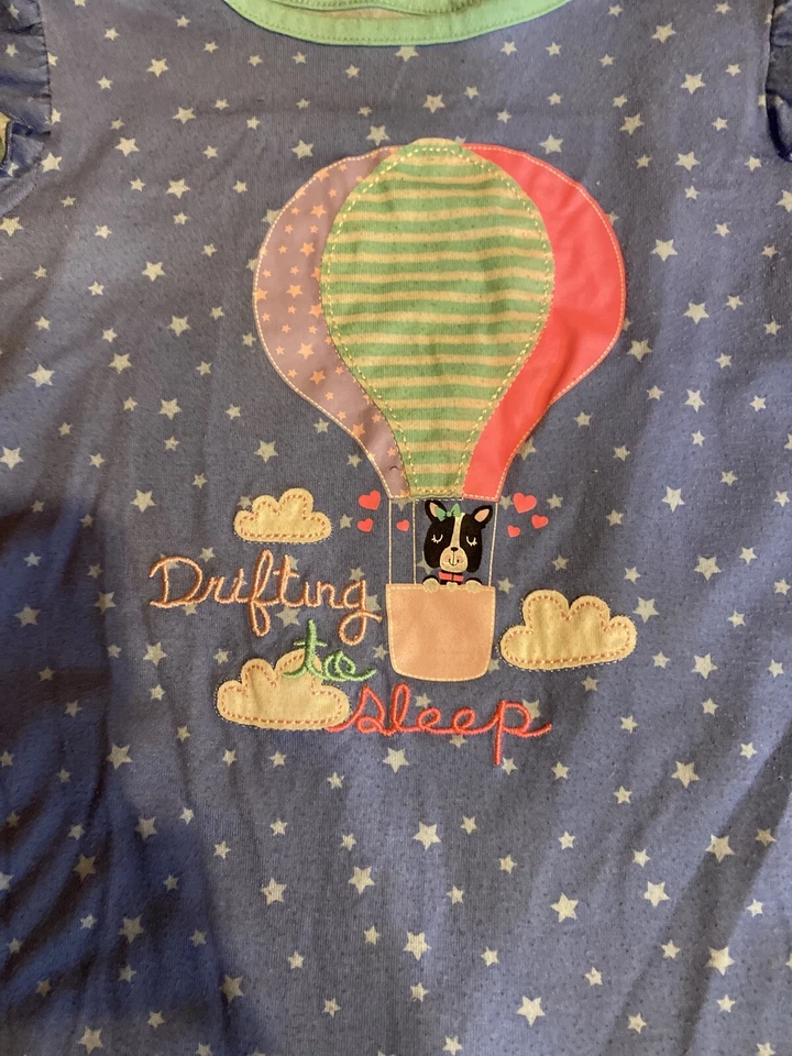 Girls Size 4 Pajamas Hot Air Ballon - Imagem 2 de 4