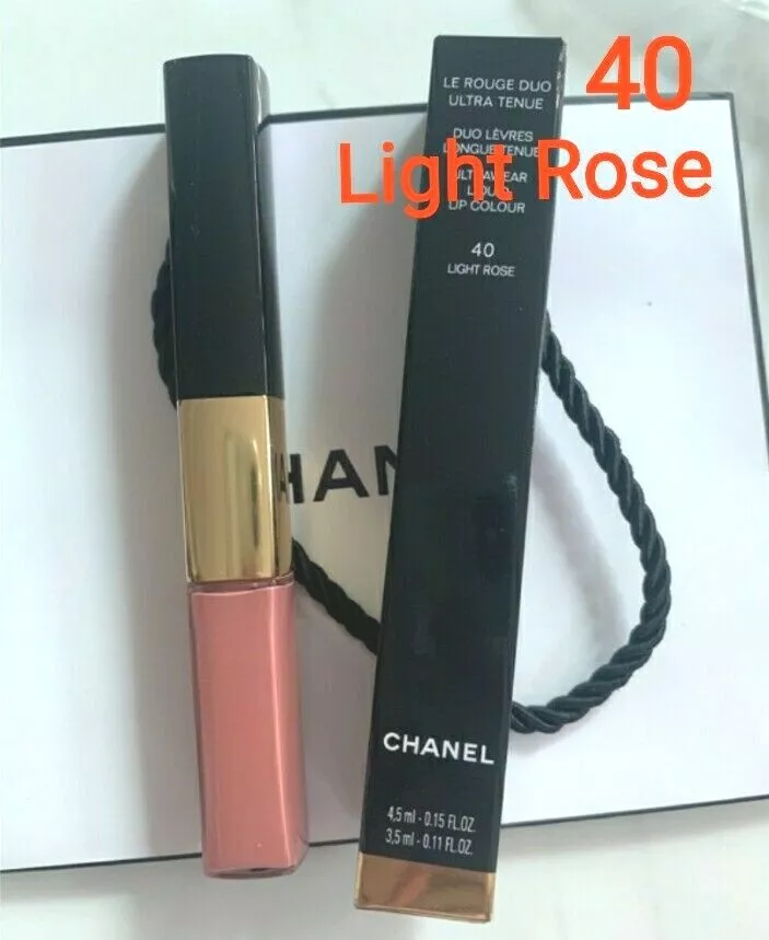 Chanel Le Rouge Duo Liquid Lipstick, 40 Light Rose, 0.15 oz/45 mL