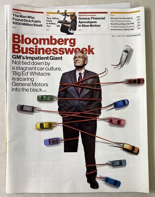 Bloomberg Businessweek May 2010 GM s Impatient Giant Big Ed Whitacre Magazine