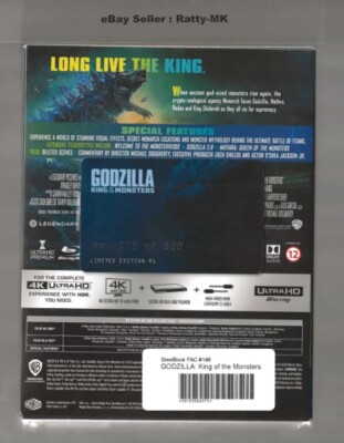 GODZILLA KING OF THE MONSTERS - FILMARENA FAC #146 4K + BLU RAY