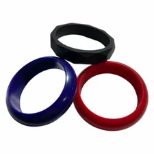 Lot of 3 Lil Jumbl Baby Teething Bracelet (Red,Black,Navy) Assorted Colors